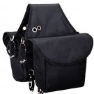 WEAVER LEATHER INSULATED NYLON SADDLE BAG - BLACK