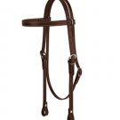 WEAVER LEATHER BRAHMA WEBB® BROWBAND HEADSTALL - BROWN
