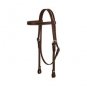 WEAVER LEATHER BRAHMA WEBB&Acirc;&reg; BROWBAND HEADSTALL - BROWN