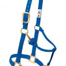 BLUE ORIGINAL ADJUSTABLE CHIN AND THROAT SNAP HALTER BY WEAVER LEATHER - 3/4"