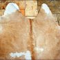 HS708 HILASON NATURAL FULL BRAZILIAN HAIR-ON LEATHER COWHIDE THROW RUG CARPET