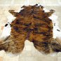 725 HILASON MEDIUM EXOTIC BRAZILIAN HAIR-ON LEATHER COWHIDE THROW RUG CARPET