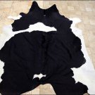 F-HS706 HILASON NATURAL FULL BRAZILIAN HAIR-ON LEATHER COWHIDE THROW RUG CARPET
