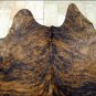 F-HS729 HILASON MEDIUM EXOTIC BRAZILIAN HAIR-ON LEATHER COWHIDE THROW RUG CARPET