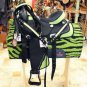 HILASON WESTERN SYNTHETIC TRAIL SADDLE W/ BRIDLE & BREAST COLLAR 15" 16"