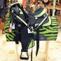 HILASON WESTERN SYNTHETIC TRAIL SADDLE W/ BRIDLE & BREAST COLLAR 15" 16"