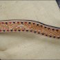 NEW HILASON WESTERN HANDTOOLED LEATHER HORSE BREAST COLLAR W/ RHINESTONES S258