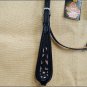 HILASON WESTERN HAND TOOL METALLIC GREY INLAY HORSE BRIDLE HEADSTALL BLACK S280