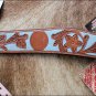 F-PA315-BC HILASON WESTERN HAND PAINTED INLAY LEATHER HORSE BREAST COLLAR