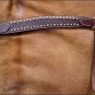HILASON WESTERN LEATHER HORSE BRIDLE HEADSTALL BREAST COLLAR - MAHOGANY S465