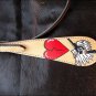 HILASON WESTERN LEATHER BRIDLE HEADSTALL BREAST COLLAR TAN W/ CROSS GUN & HEART