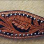 HILASON WESTERN ACORN TOOL LEATHER BRIDLE HEADSTALL BREAST COLLAR LIGHT OIL S325