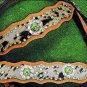 HILASON WESTERN COWHIDE LEATHER HORSE BRIDLE HEADSTALL BREAST COLLAR CONCHOS S18