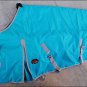HILASON 600D HEAVY WINTER WATERPROOF TEAL STABLE BLANKET RUG HORSE WEAR COAT 81