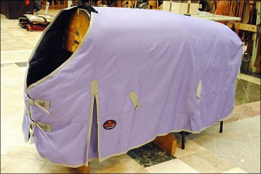 HILASON 600D HEAVY WINTER WATERPROOF PURPLE STABLE BLANKET HORSE WEAR COAT 72