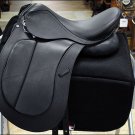 HILASON INTERCHANGEABLE GULLET ENGLISH DRESSAGE TRAIL SADDLE 16.5" 17" 18