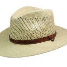NEW STETSON NATURAL AIRWAY COWBOY SHANTUNG HAT - EXTRA LARGE
