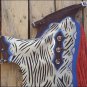 F-CH102 BULL RIDING ZEBRA HAIR ON LEATHER PRO RODEO CHAPS