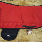 F- TA101 HILASON RED WESTERN TREELESS SADDLE PAD GEL WITH ANTI SLIP