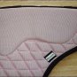 F-391 Hilason English Treeless Memory Foam Saddle Pad with Anti-Slip Light Pink