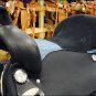 904 HILASON WESTERN SYNTHETIC TRAIL PLEASURE SADDLE 17 W/ BRIDLE & BREAST COLLAR