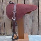 F-221 HILASON NATURAL HORSEMANSHIP LEATHER BAREBACK WESTERN TREELESS SADDLE PAD