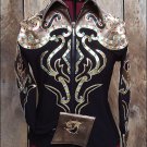 F2893 WESTERN HORSEMANSHIP RIDING SHOWMANSHIP RAIL PLEASURE JACKET SHIRT - MED