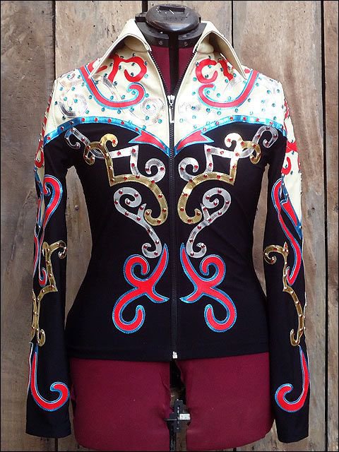 F-2932 WESTERN HORSEMANSHIP RIDING SHOWMANSHIP RAIL PLEASURE JACKET ...