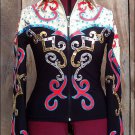 F-2932 WESTERN HORSEMANSHIP RIDING SHOWMANSHIP RAIL PLEASURE JACKET SHIRT - SML