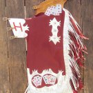 CH772F- BULLRIDING PRO RODEO WESTERN BRONC LEATHER CHAPS PBR