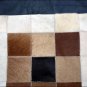 F-BH109 HILASON COWHIDE HAIR-ON LEATHER PATCHWORK THROW PILLOW COVER