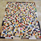 BZ107F- HILASON FULL COWHIDE REAL HAIR ON SKIN BRAZILIAN LEATHER RECTANGULAR RUG
