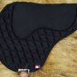 F- TA200 HILASON ENGLISH TREELESS MEMORY FOAM SADDLE PAD WITH ANTI-SLIP - BLACK
