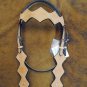 NEW HILASON WESTERN LEATHER HORSE BRIDLE HEADSTALL - NATURAL S902