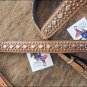 WESTERN LEATHER DIAMOND SILVER STUDS HORSE BRIDLE HEADSTALL BREAST COLLAR S344
