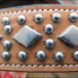 NEW HILASON WESTERN LEATHER DIAMOND SILVER STUDS HORSE HEADSTALLS BRIDLE SHS344