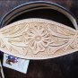 NEW HILASON HORSE BRIDLE HEADSTALL LEATHER WESTERN HAND TOOLED - NATURAL