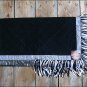 F-SB110 WESTERN SHOW BARREL RACING RODEO SADDLE BLANKET PAD - BLACK