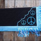 F-SB112 HILASON WESTERN SHOW BARREL RACING RODEO SADDLE BLANKET PAD - BLACK