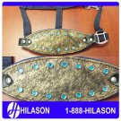 BRONC RODEO SHOW HORSE HALTER HAIR-ON CRYSTALS PONY 319-F
