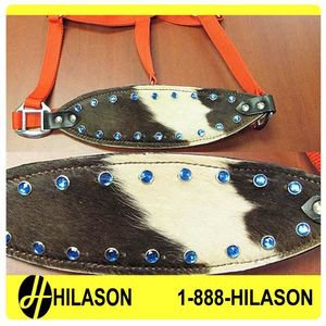 BRONC RODEO SHOW HORSE HALTER HAIR-ON CRYSTALS FULL 315-F