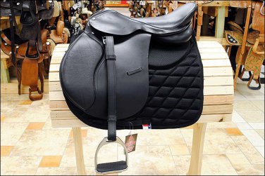 F- HILASON ENGLISH FLEX TREE TRAIL PLEASURE SADDLE 16 W/ MEMORY FOAM SADDLE PAD