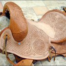 AX206ROF- HILASON BRAND NEW HAND MADE BRONC SADDLE 17 SEAT