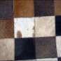 F-BH111 HILASON COWHIDE HAIR-ON LEATHER PATCHWORK THROW PILLOW COVER