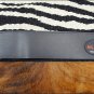 AE103F- NEW HILASON WESTERN ZEBRA NEW ZEALAND WOOL SADDLE PAD BLANKET - WHITE