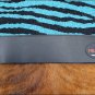 AE114F- HILASON WESTERN ZEBRA NEW ZEALAND WOOL SADDLE PAD BLANKET - TURQUOISE