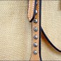 HILASON WESTERN LEATHER HORSE BRIDLE HEADSTALL LIGHT OIL W/ AB STONE CONCHOS S08