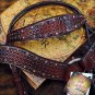 NEW HILASON WESTERN LEATHER HORSE BRIDLE HEADSTALL BREAST COLLAR MAHOGANY SS257M
