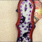 HILASON WESTERN COWHIDE HAIR ON LEATHER HORSE HEADSTALL BREAST COLLAR MAHOGANY