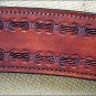 HILASON WESTERN HAND TOOLED LEATHER HORSE TACK BREAST COLLAR - MAHOGANY S321M